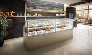 Just, vetrina snack, pasticceria, pralineria